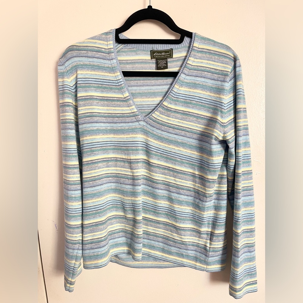 Eddie Bauer blue sweater